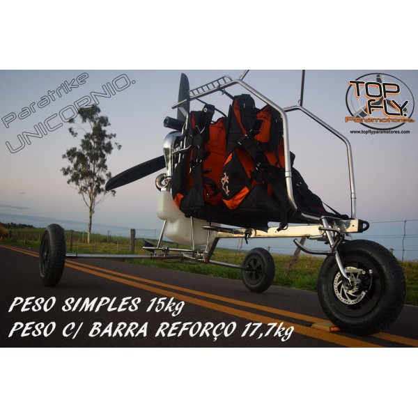 Paratrike Unicórnio com barras de reforços