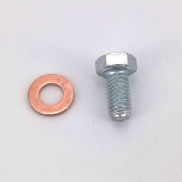 AT162-Parafuso e Arruela de Cobre Tampão Inferior Atom 80 (cód: AT162)