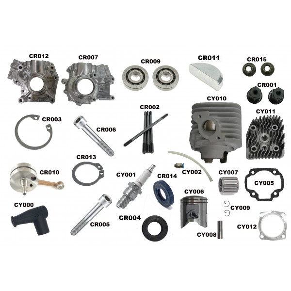 Bloco do Motor, Kit Térmico e Ignição