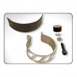 RO318- Kit Abraçadeira do Silenciador Completa Ros 125 Light (Cód: RO318)